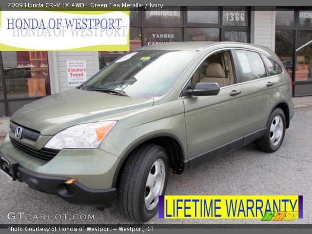 2009 Honda CR-V LX 4WD in Green Tea Metallic