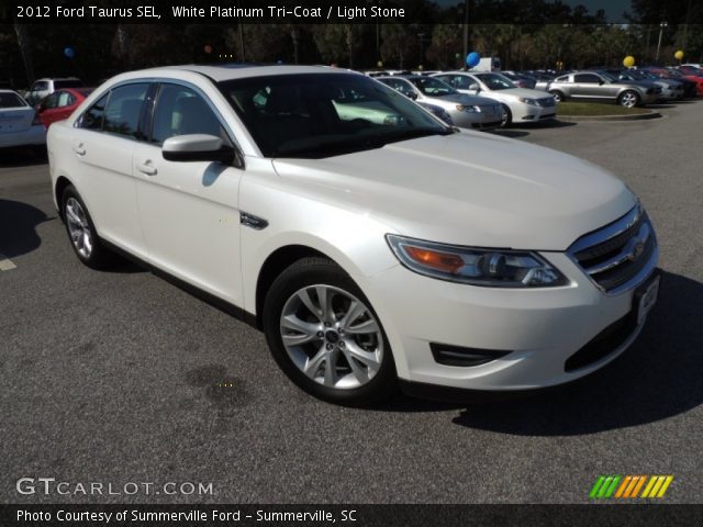 2012 Ford Taurus SEL in White Platinum Tri-Coat