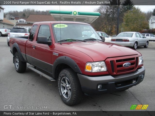 2006 Ford Ranger FX4 SuperCab 4x4 in Redfire Metallic