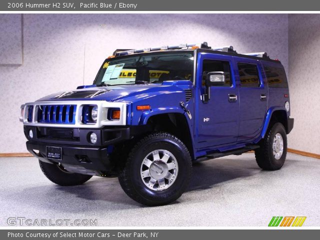 2006 Hummer H2 SUV in Pacific Blue