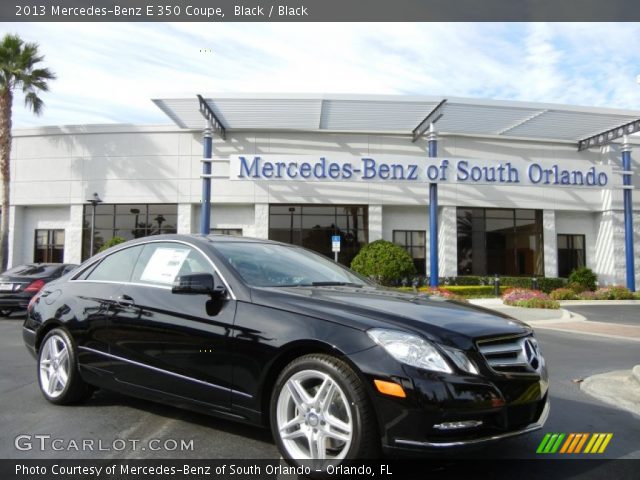 2013 Mercedes-Benz E 350 Coupe in Black