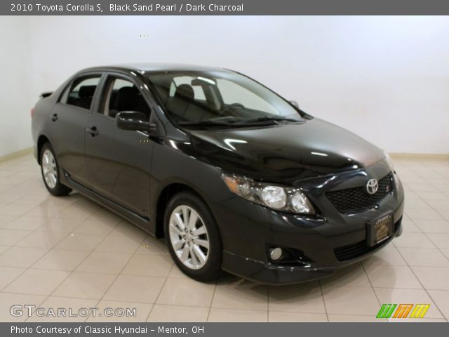 Toyota corolla 2010 black interior