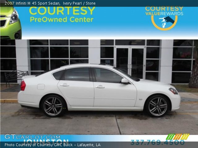 2007 Infiniti M 45 Sport Sedan in Ivory Pearl