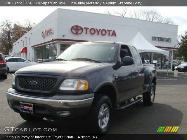 2003 Ford F150 FX4 SuperCab 4x4 in True Blue Metallic