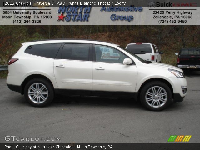 2013 Chevrolet Traverse LT AWD in White Diamond Tricoat