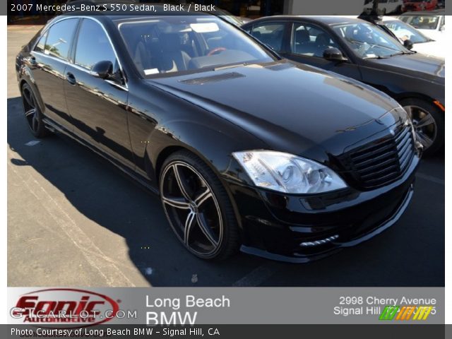 2007 Mercedes-Benz S 550 Sedan in Black