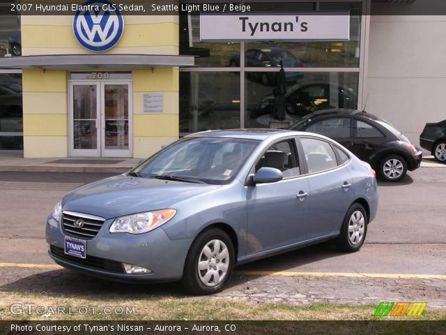 2007 Hyundai Elantra GLS Sedan in Seattle Light Blue