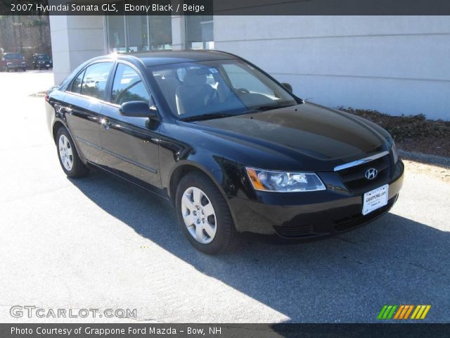 2007 Hyundai Sonata GLS in Ebony Black