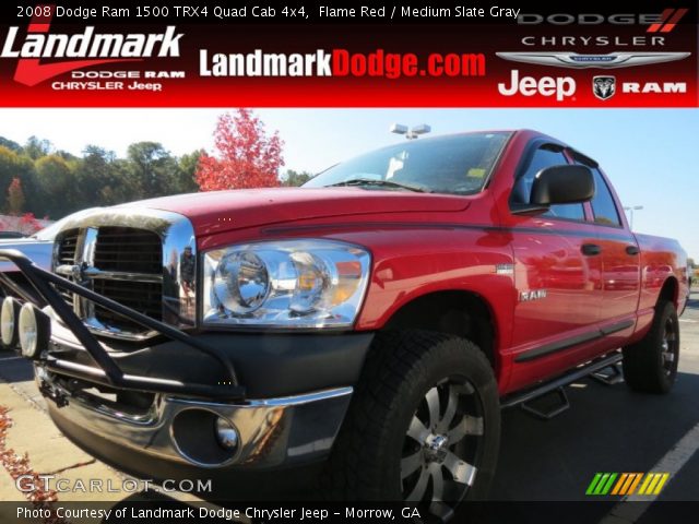 2008 Dodge Ram 1500 TRX4 Quad Cab 4x4 in Flame Red