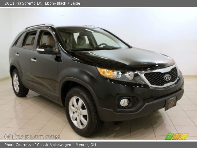 2011 Kia Sorento LX in Ebony Black