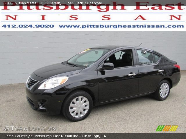 2012 Nissan Versa 1.6 SV Sedan in Super Black