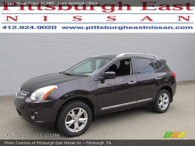 2011 Nissan Rogue SV AWD in Black Amethyst