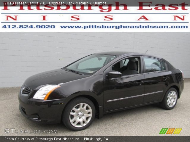 2010 Nissan Sentra 2.0 in Espresso Black Metallic