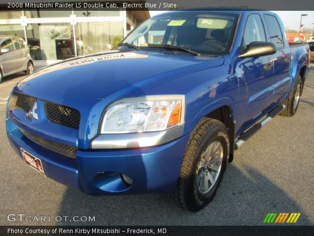 2008 Mitsubishi Raider LS Double Cab in Electric Blue