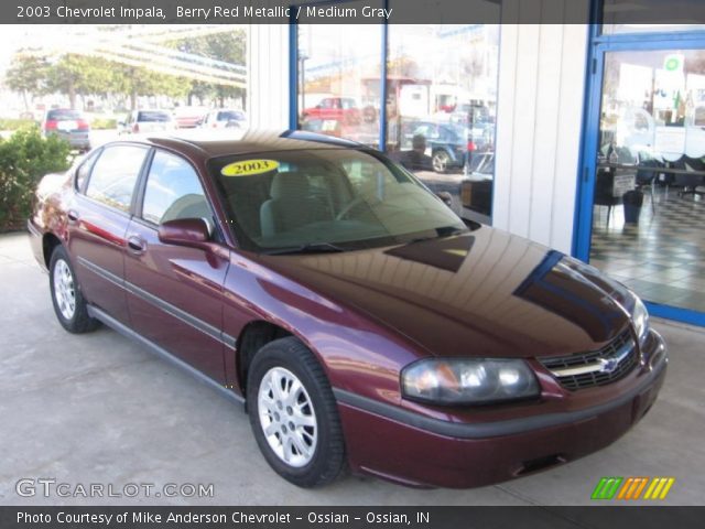 2003 Chevrolet Impala  in Berry Red Metallic