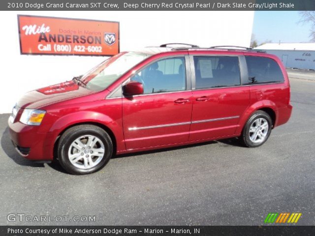 2010 Dodge Grand Caravan SXT Crew in Deep Cherry Red Crystal Pearl