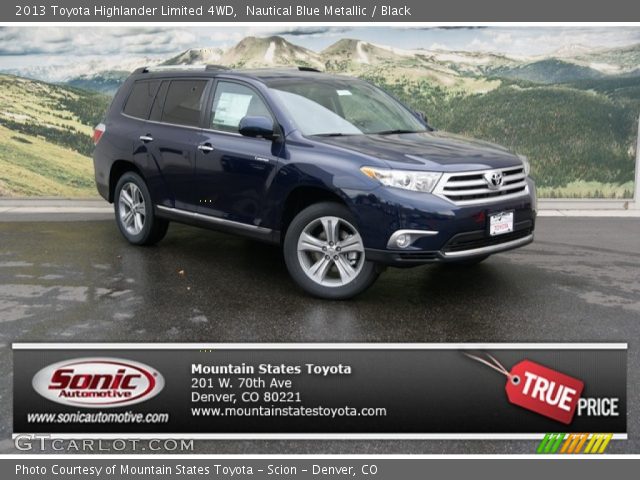 2013 Toyota Highlander Limited 4WD in Nautical Blue Metallic