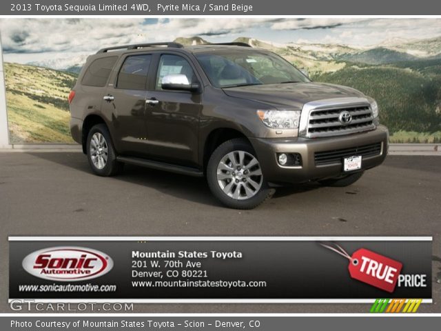 2013 Toyota Sequoia Limited 4WD in Pyrite Mica