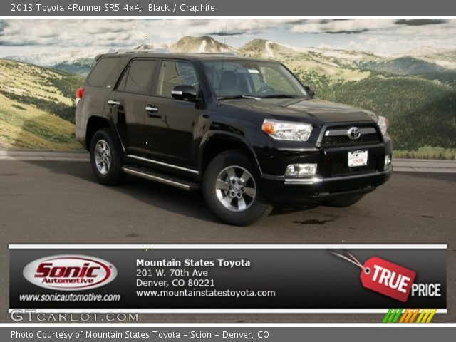 2013 Toyota 4Runner SR5 4x4 in Black