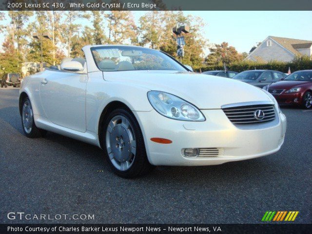 2005 Lexus SC 430 in White Gold Crystal