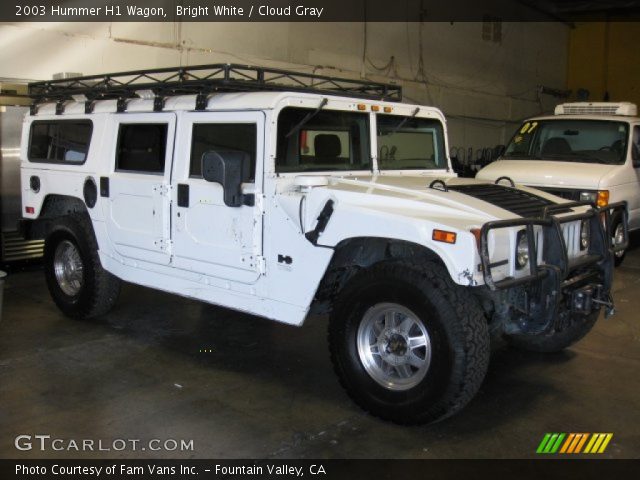 2003 Hummer H1 Wagon in Bright White