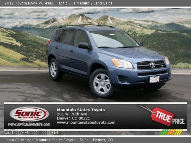 2012 Toyota RAV4 V6 4WD in Pacific Blue Metallic