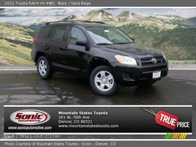 2012 Toyota RAV4 V6 4WD in Black