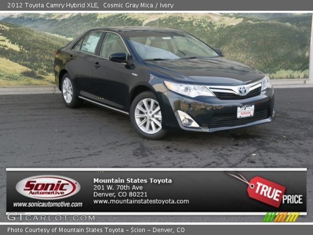 2012 Toyota Camry Hybrid XLE in Cosmic Gray Mica