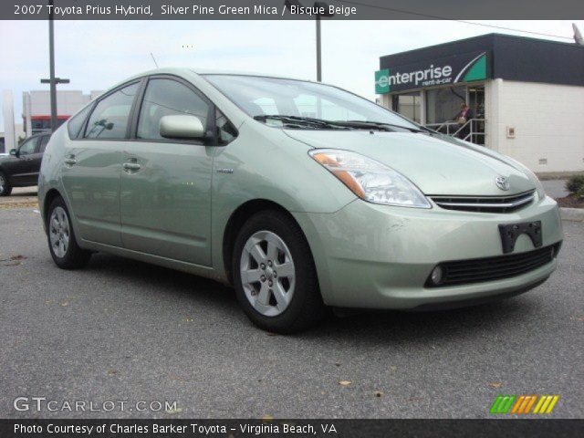 2007 Toyota Prius Hybrid in Silver Pine Green Mica