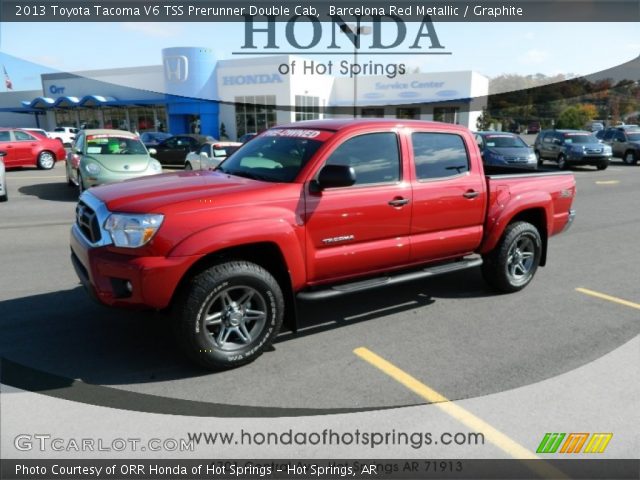 2013 Toyota Tacoma V6 TSS Prerunner Double Cab in Barcelona Red Metallic