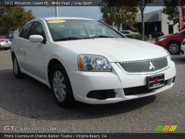 2012 Mitsubishi Galant FE in White Pearl