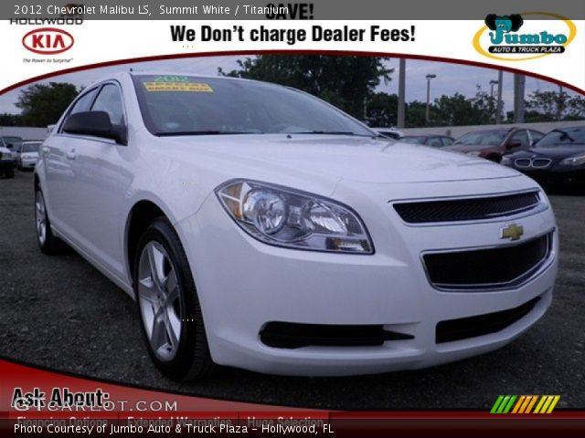 2012 Chevrolet Malibu LS in Summit White