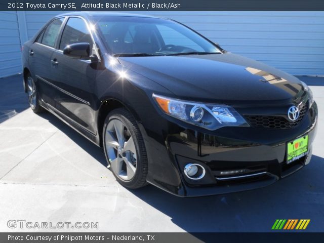 2012 Toyota Camry SE in Attitude Black Metallic