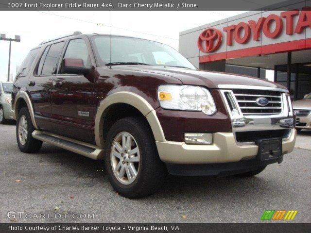 2007 Ford Explorer Eddie Bauer 4x4 in Dark Cherry Metallic