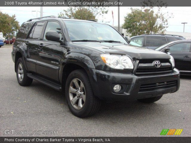 Galactic Gray Mica 2008 Toyota 4runner Limited 4x4 Stone