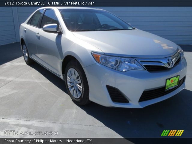 2012 Toyota Camry LE in Classic Silver Metallic