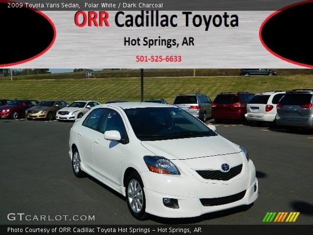 2009 Toyota Yaris Sedan in Polar White