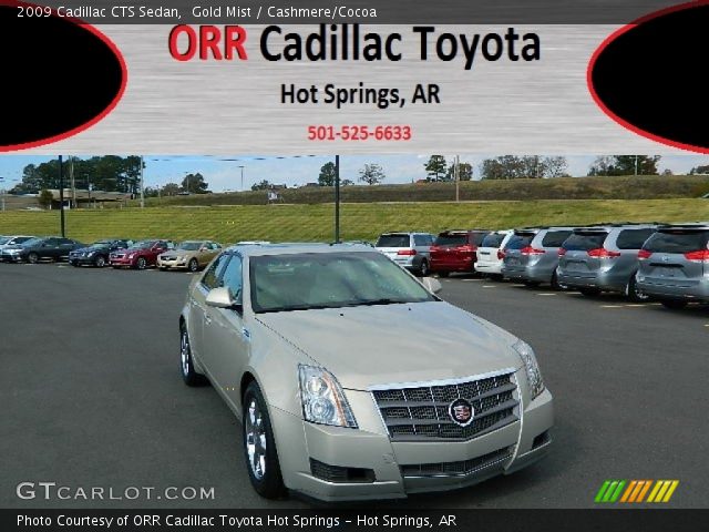 2009 Cadillac CTS Sedan in Gold Mist