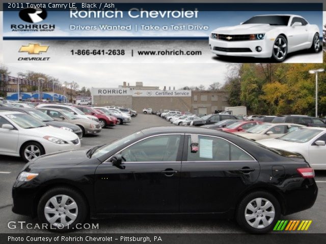 2011 Toyota Camry LE in Black
