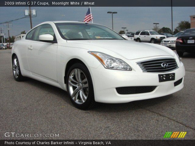 2009 Infiniti G 37 Coupe in Moonlight White
