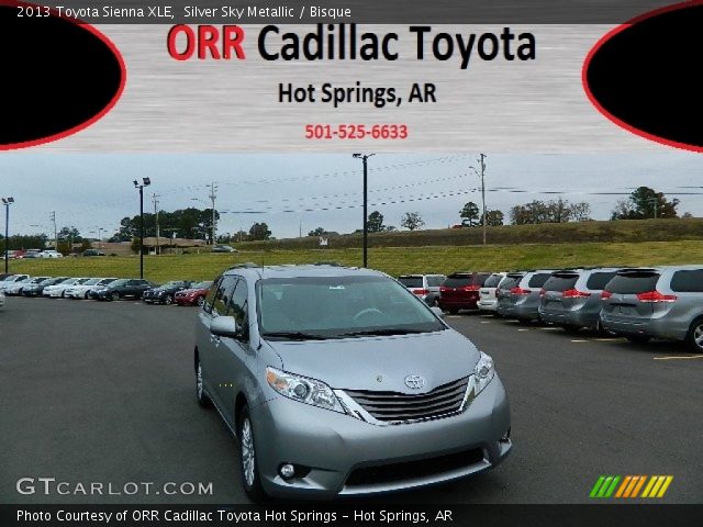 2013 Toyota Sienna XLE in Silver Sky Metallic