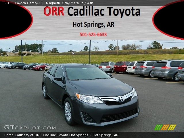 2012 Toyota Camry LE in Magnetic Gray Metallic