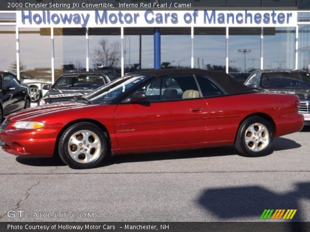 2000 Chrysler Sebring JXi Convertible in Inferno Red Pearl