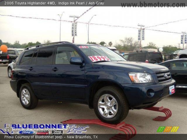 2006 Toyota Highlander 4WD in Indigo Ink Pearl