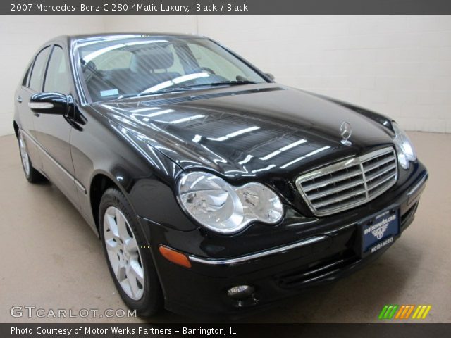 2007 Mercedes-Benz C 280 4Matic Luxury in Black