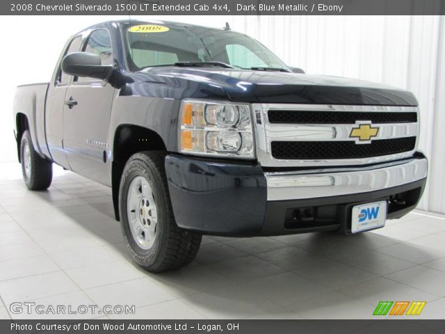 2008 Chevrolet Silverado 1500 LT Extended Cab 4x4 in Dark Blue Metallic