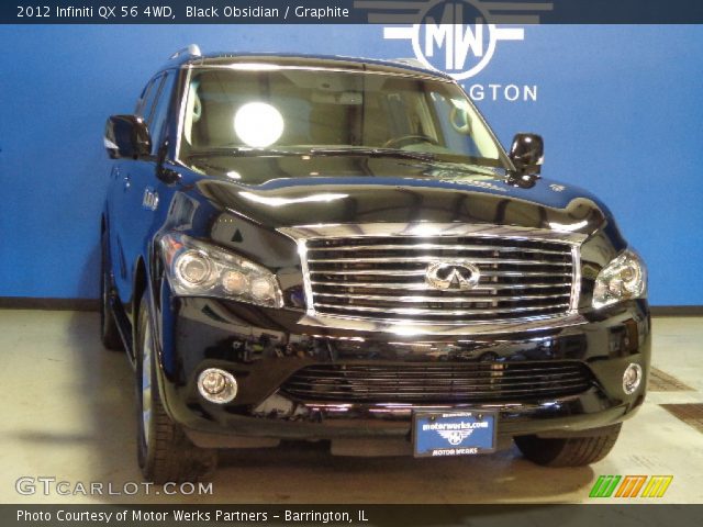2012 Infiniti QX 56 4WD in Black Obsidian