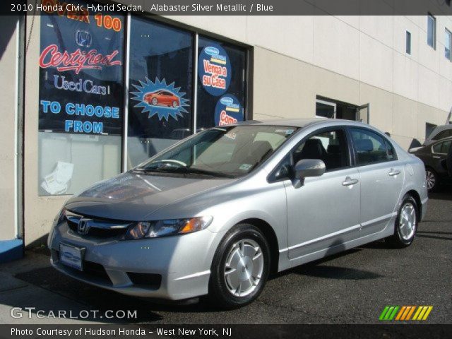 2010 Honda Civic Hybrid Sedan in Alabaster Silver Metallic