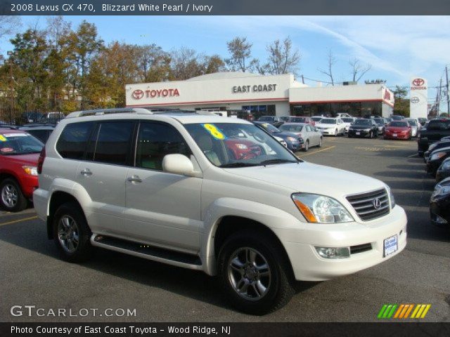 2008 Lexus GX 470 in Blizzard White Pearl