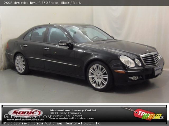 2008 Mercedes-Benz E 350 Sedan in Black